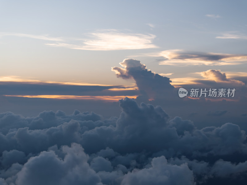 香港维多利亚港CBD中环夜景日出高空航拍