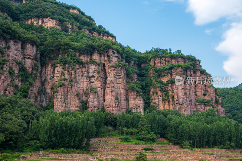 太行山山脉高山自然风景