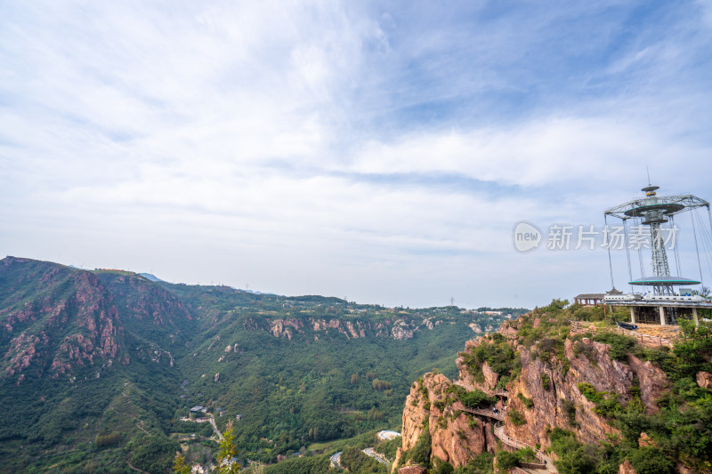 中国河南省伏羲山红石林景区