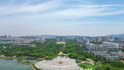 平顶山市民广场白龟湖国家城市湿地公园