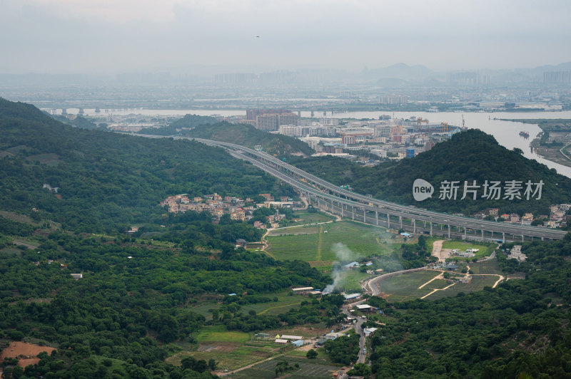 中山神湾丫髻山山顶风光