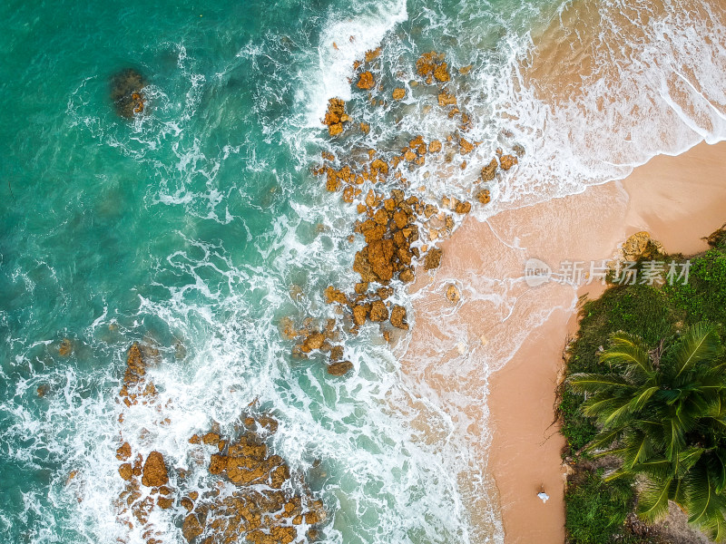 海滩沙滩海岸线