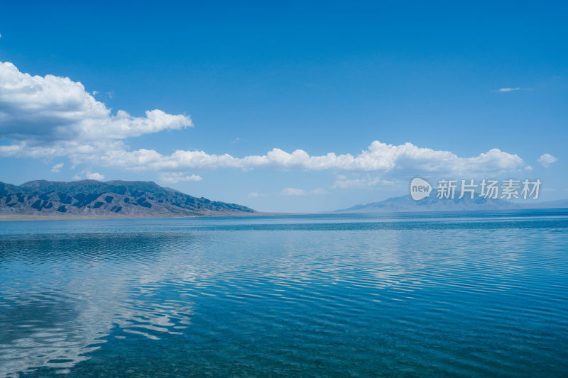 新疆内蒙湖泊湖水山脉自然风光