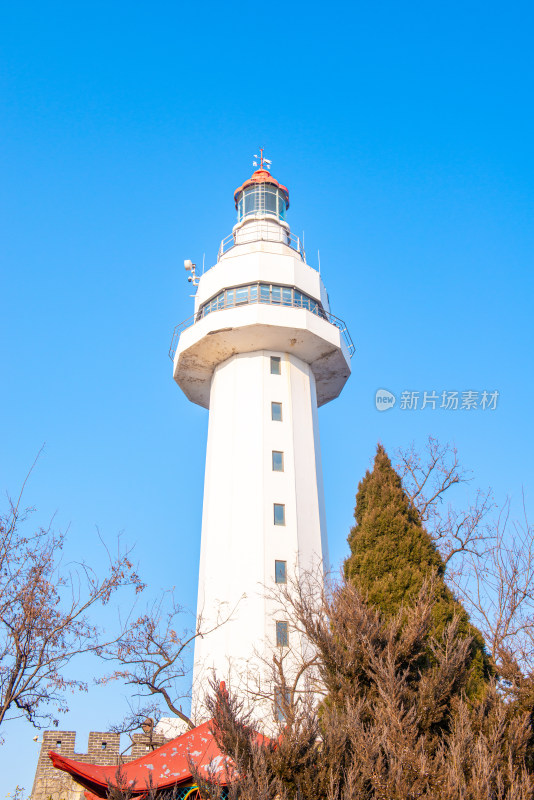 烟台山景区石碑景观