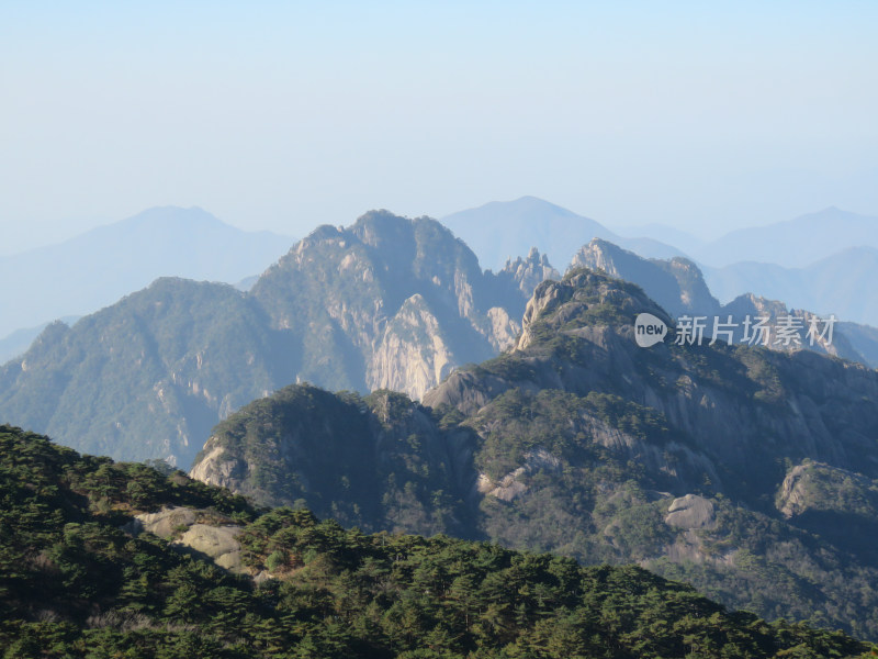 中国安徽黄山旅游风光