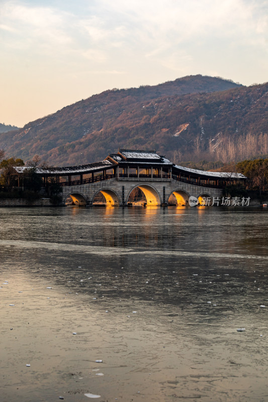 无锡长广溪石塘桥景点景观