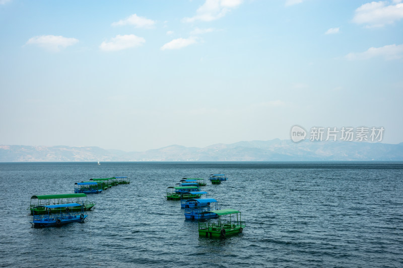 云南抚仙湖䘵充风景区风景风光