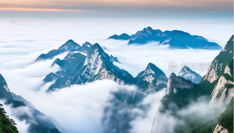 华山云海美景