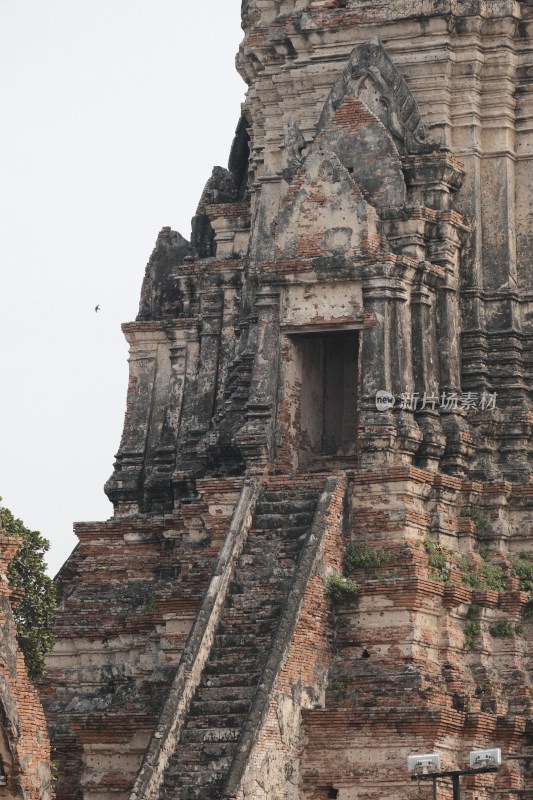 泰国大城府佛教寺庙遗迹