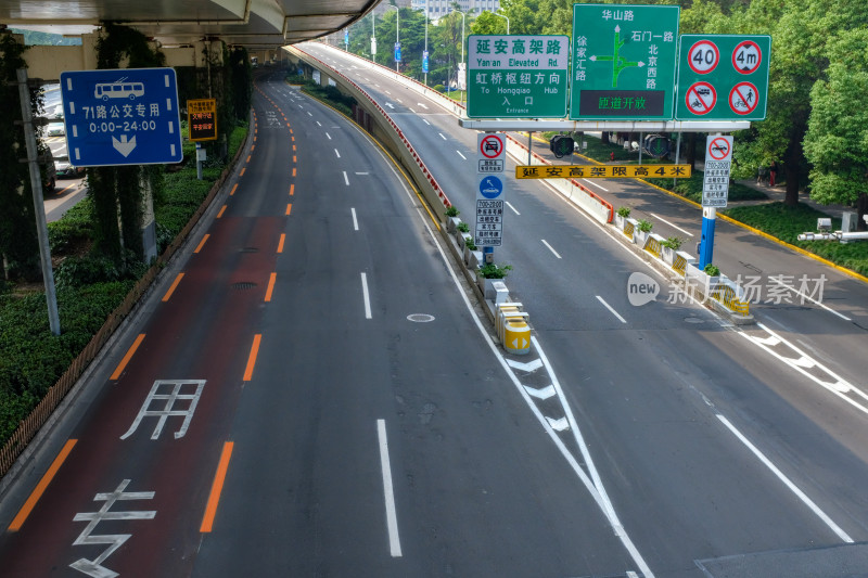 上海市延安路高架西藏路上匝道