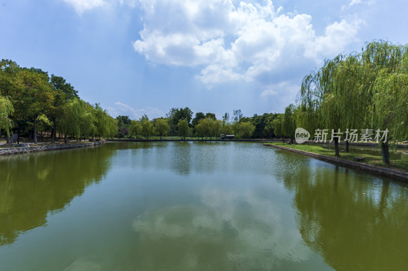 武汉蔡甸汤湖公园生态园林风景