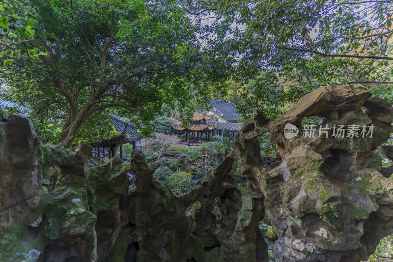 杭州栖霞岭黄龙洞景点风景