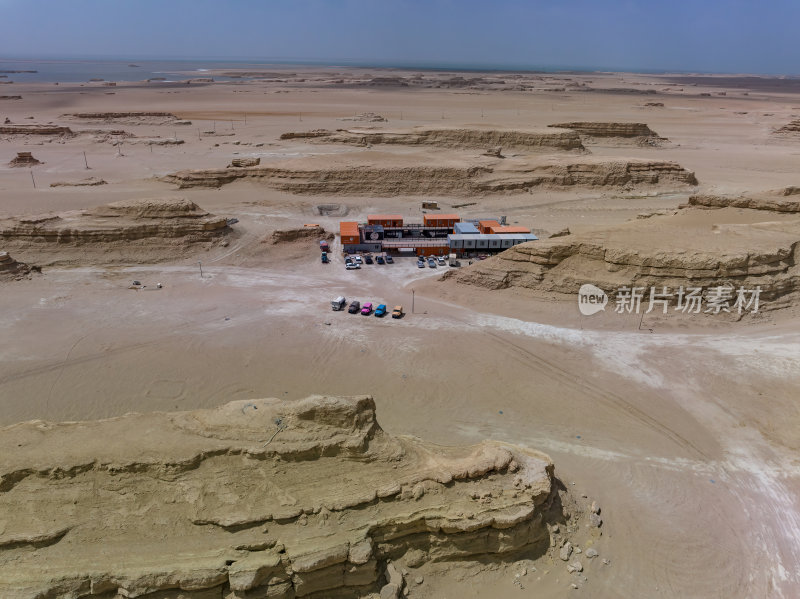 青海海西州孤独星际营地无人区露营高空航拍