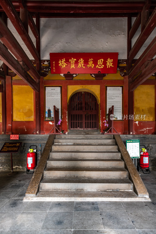 苏州北寺塔报恩寺秋色景观