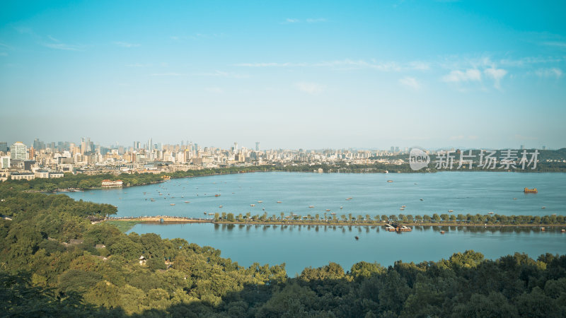 杭州西湖宝石山风景区