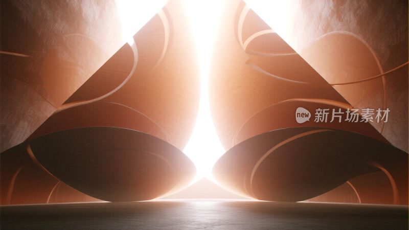 抽象光影建筑空间场景