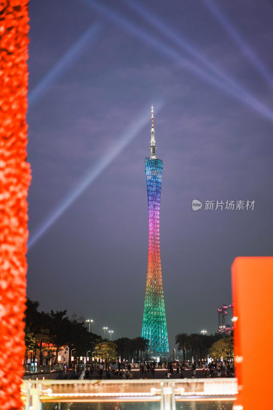 广州城市高楼大厦景观