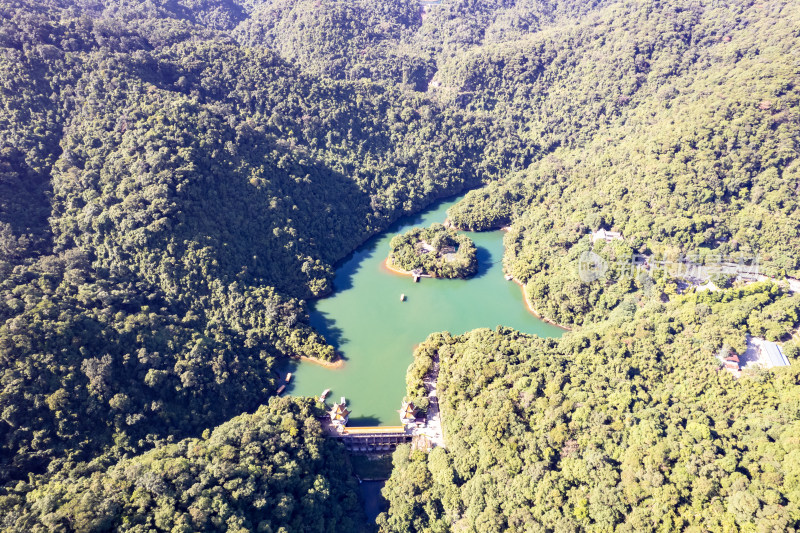 肇庆鼎湖山航拍图