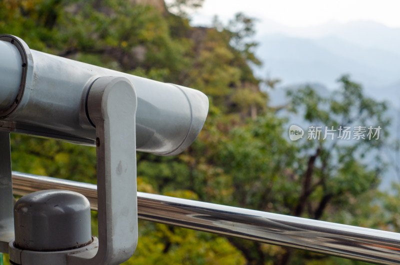 河南省洛阳白云山九龙潭秋天风景