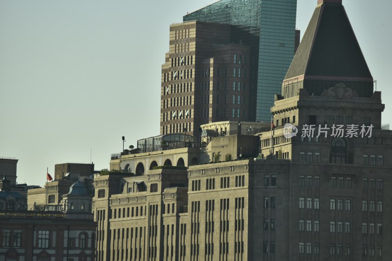 黄浦江的建筑风景