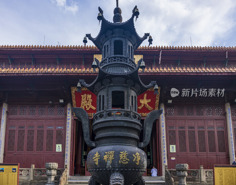 杭州西湖净慈寺建筑风景