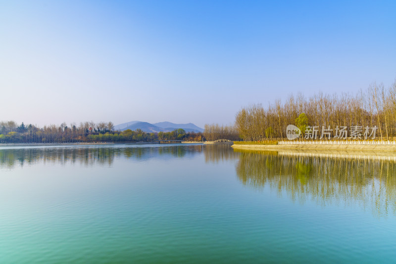 湖景空镜