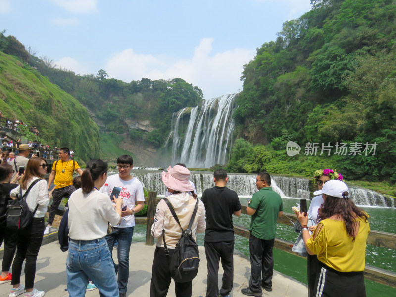 中国贵州安顺黄果树瀑布旅游风光