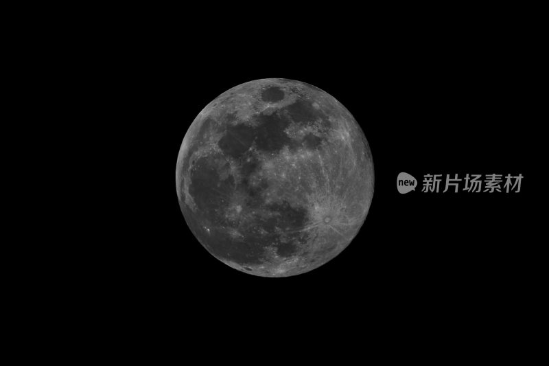 高清满月夜景图