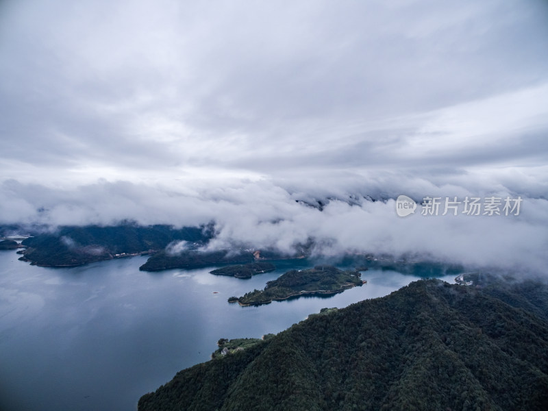 浙江杭州千岛湖航拍