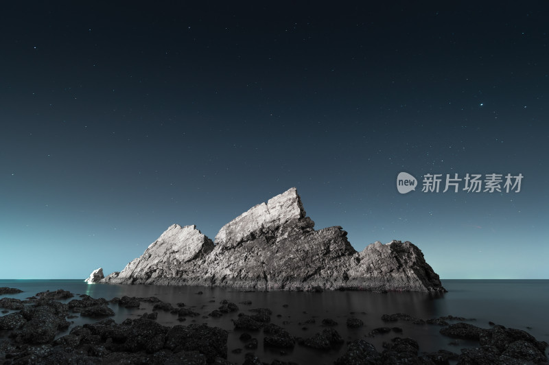 大连燕窝岭星空夜景