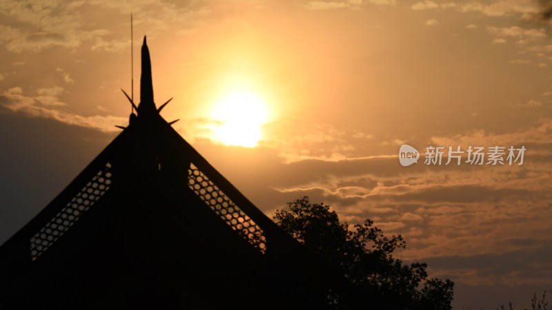 杭州西湖净慈寺建筑风景