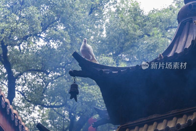 杭州飞来峰景区上天竺法喜禅寺古建筑