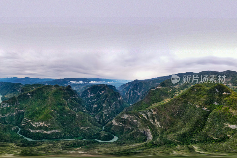 重庆巫山神女景区全景