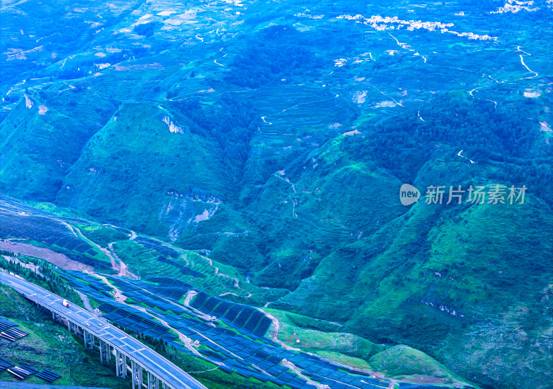 贵州山地光伏喀斯特地貌