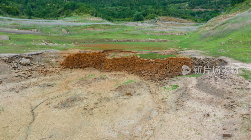 河南新安县黄河小浪底水库移民村落遗址