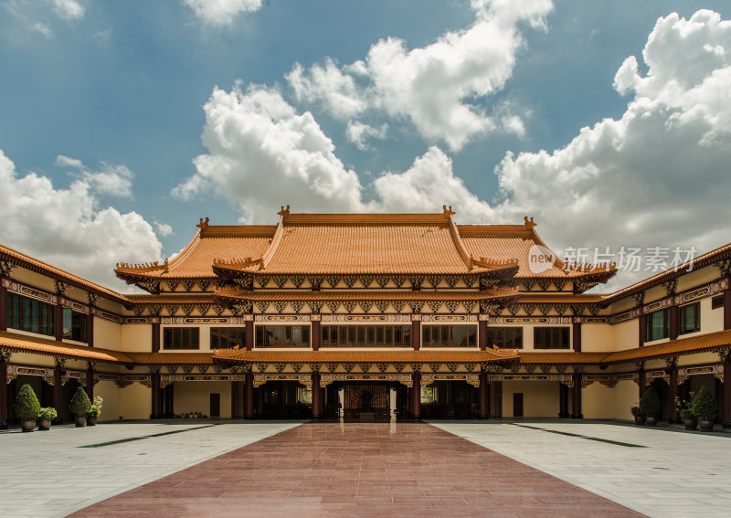 佛光三寺的台湾寺庙风格建筑 (2)