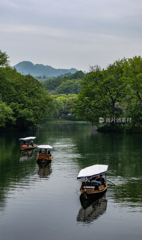 杭州西湖浴鹄湾山水景观