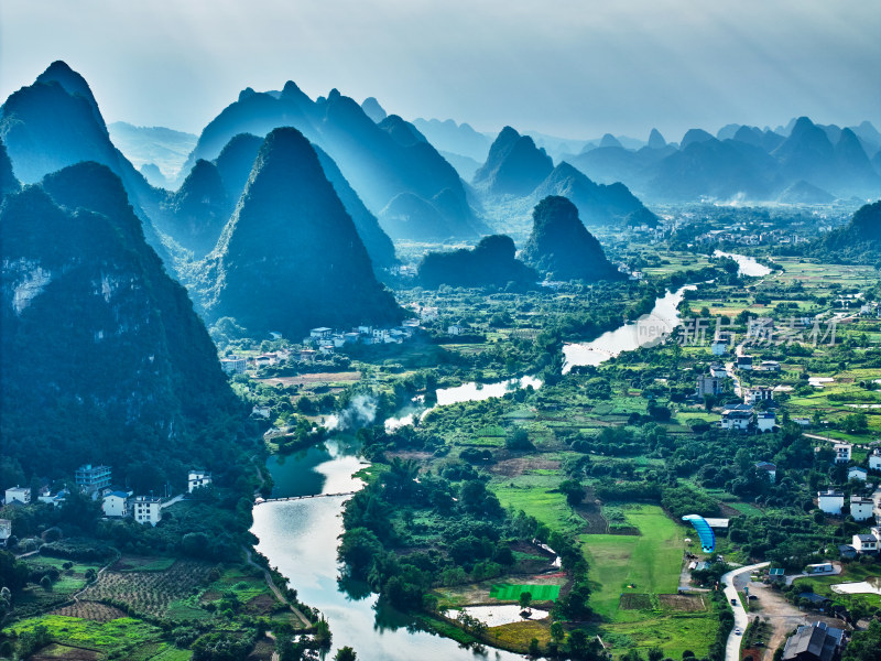 桂林遇龙河风光美景