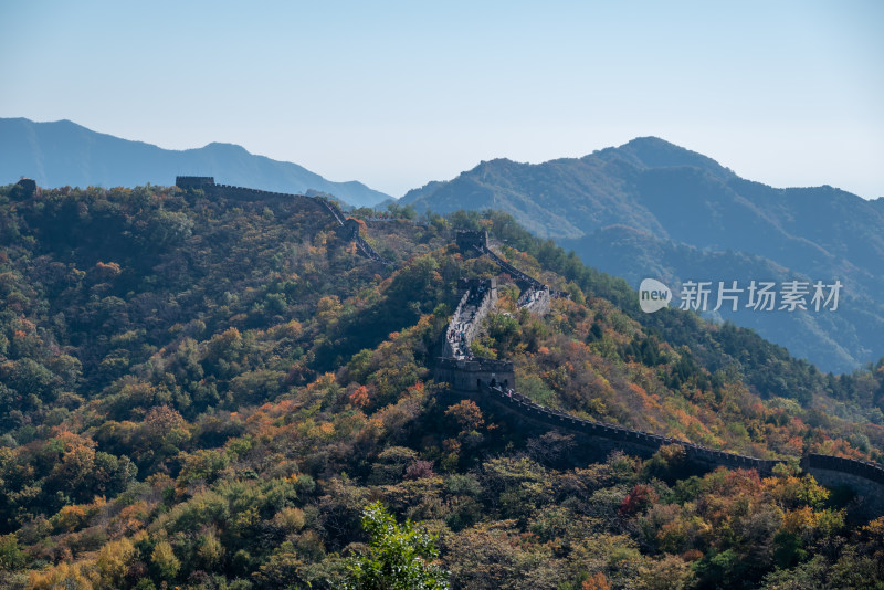 北京，慕田峪长城秋景