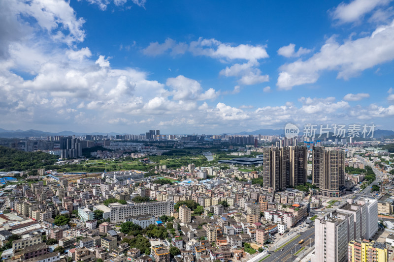 深圳市坪山街道城市航拍