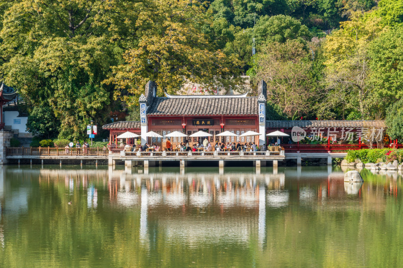 福州黎明湖公园景色