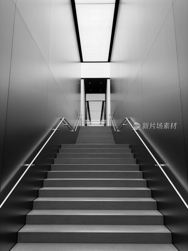 现代建筑内部楼梯