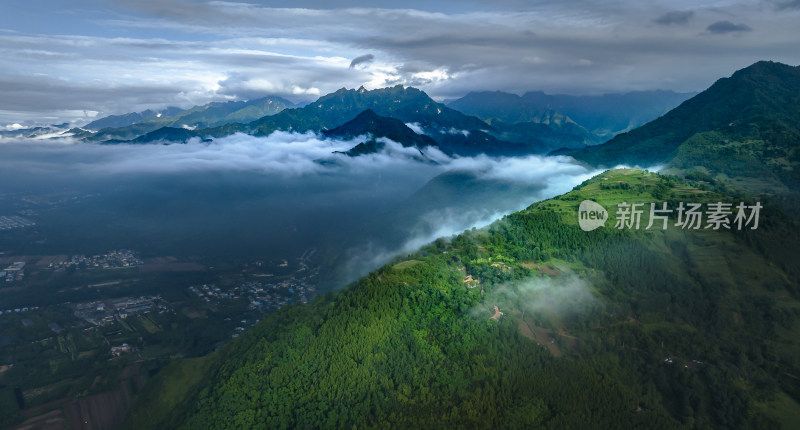 秦岭山脉 云海