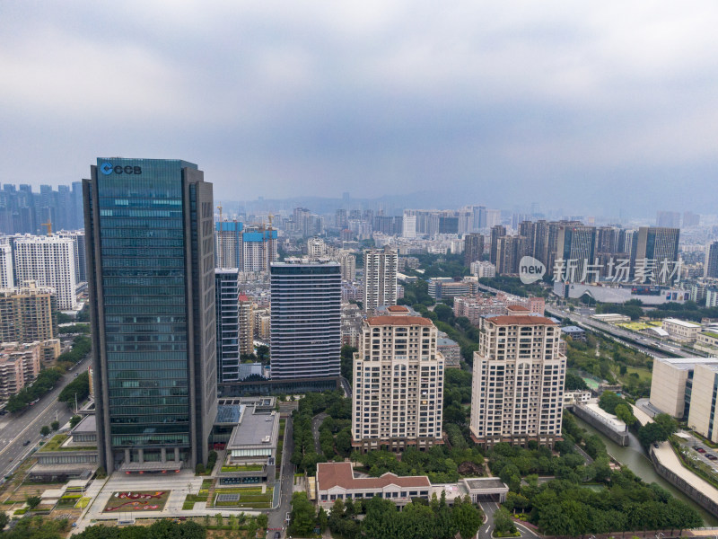 福建福州城市风光地标建筑航拍