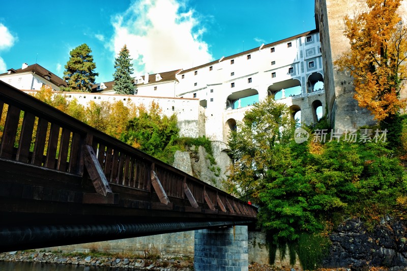 欧洲小镇建筑风景