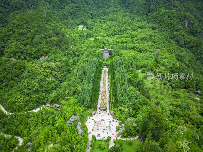 祖国大好河山青山绿水自然风光航拍图