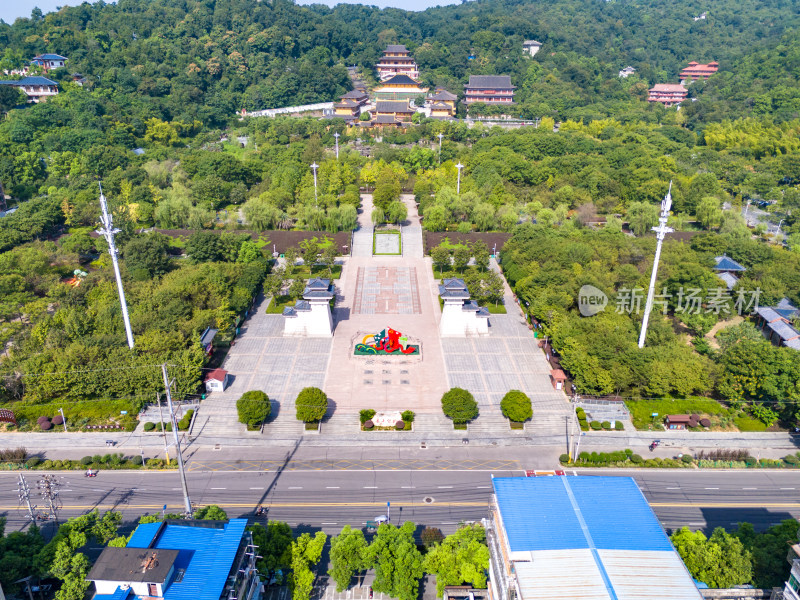 鄂州西山景区周边建筑航拍图