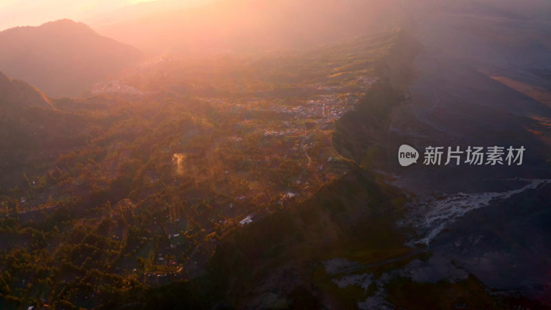 印尼布罗莫火山航拍