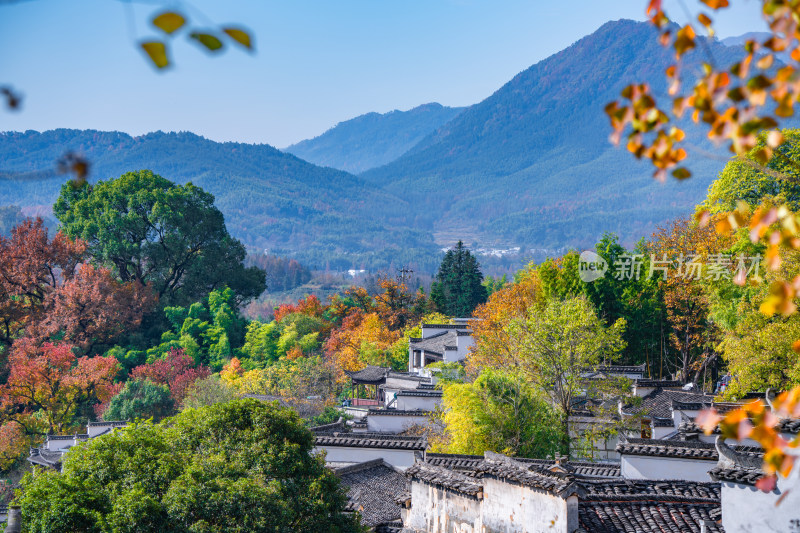 皖南秋色塔川国家森林公园