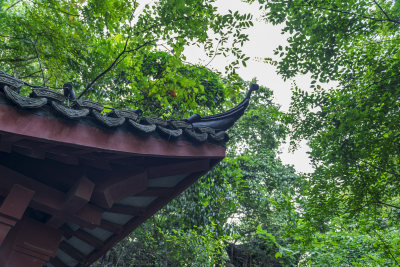 杭州吴山感花岩亭子